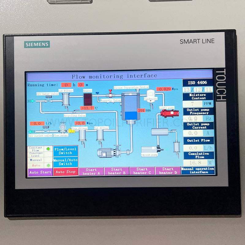 ZYD-A PLC Fully Automatic Transformer Oil Filtration Equipment