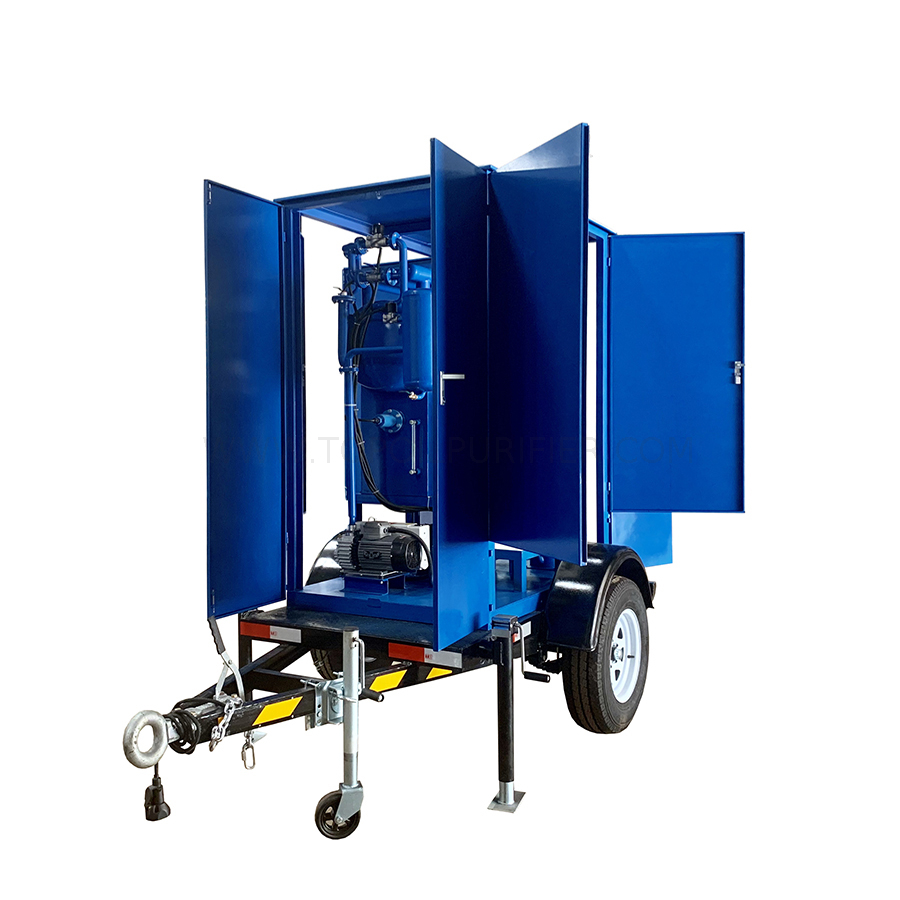 ZY-M Mobile Transformer Oil Purifier Mounted on Trailer